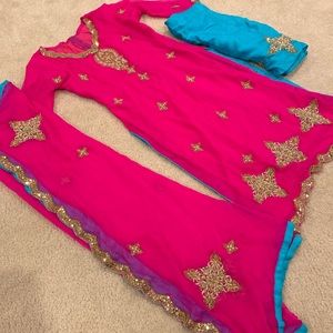 NEW Pakistani Indian party dress desi clothes M